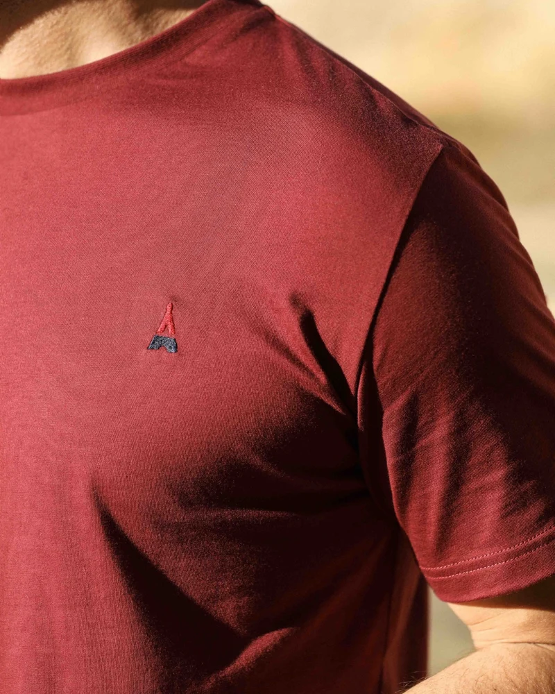 T-SHIRT BORDEAUX SIMPLE | COTON BIO