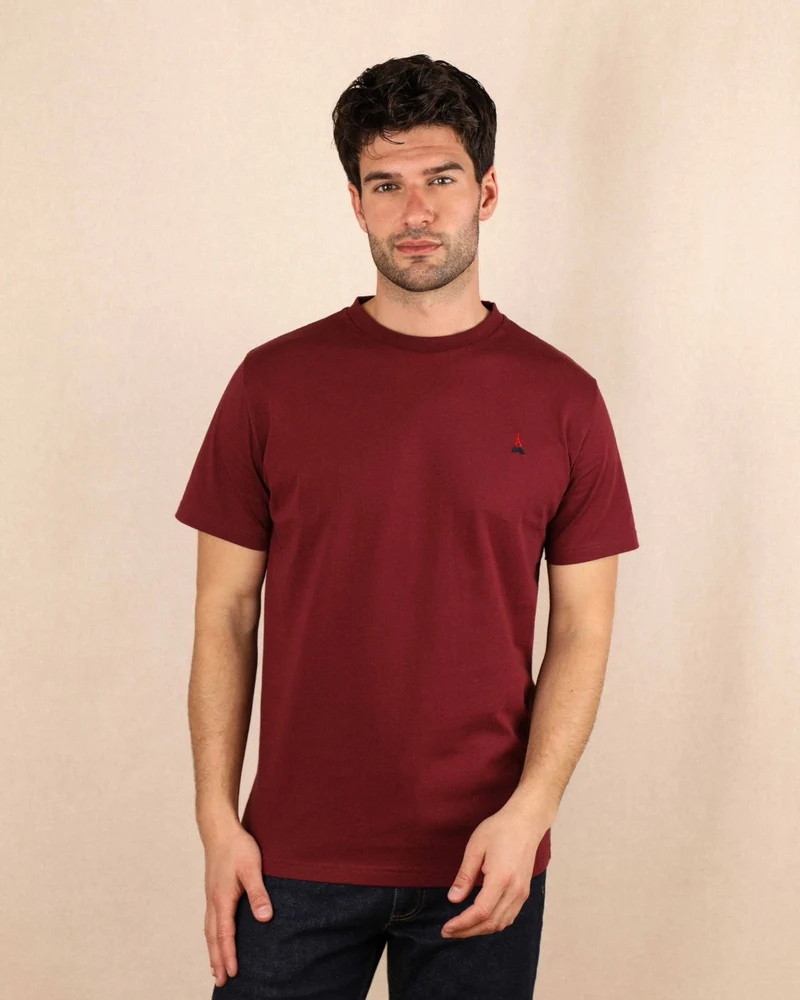 T-SHIRT BORDEAUX SIMPLE | COTON BIO