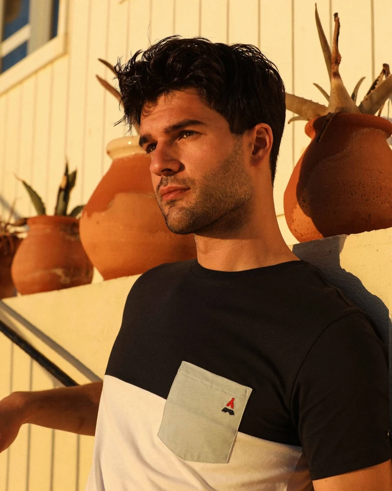 T-SHIRT CYRIAC | COTON BIO | SAINT JAMES X MAISON FT