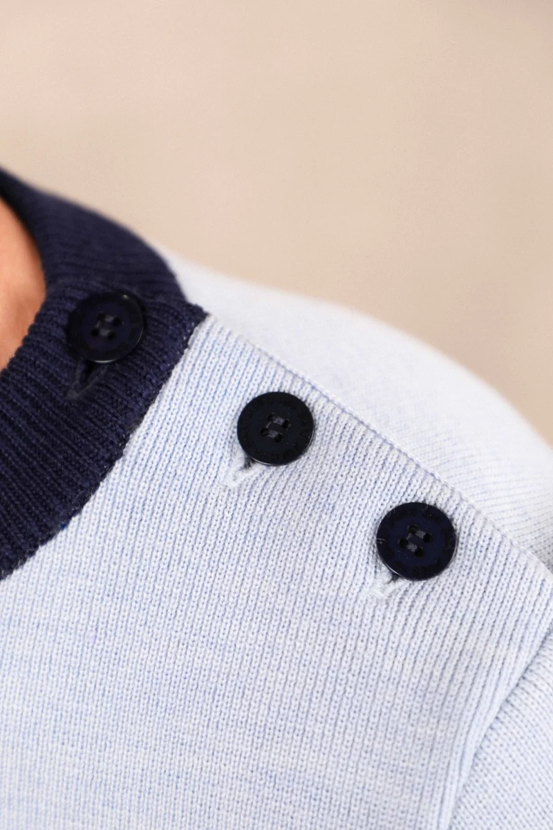 PULL EN LAINE HOULGATE 2.0 MADE IN FRANCE | SAINT JAMES X MAISON FT