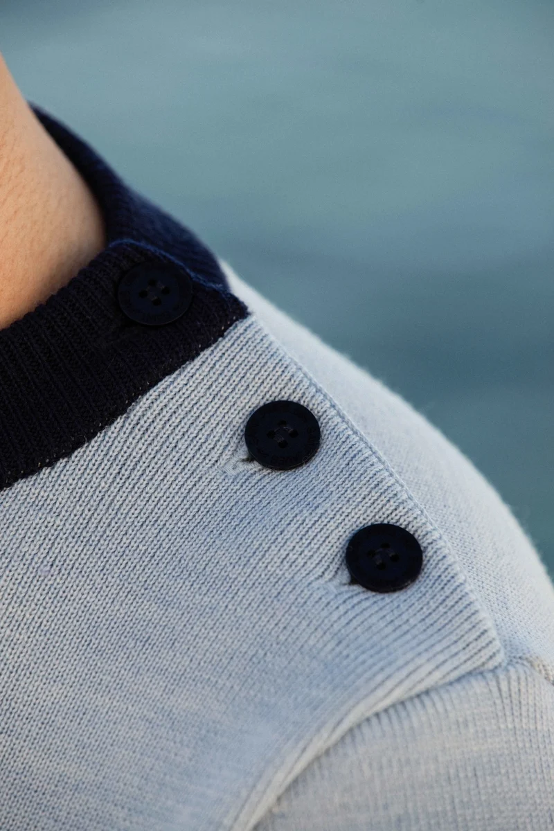 PULL EN LAINE HOULGATE 2.0 MADE IN FRANCE | SAINT JAMES X MAISON FT