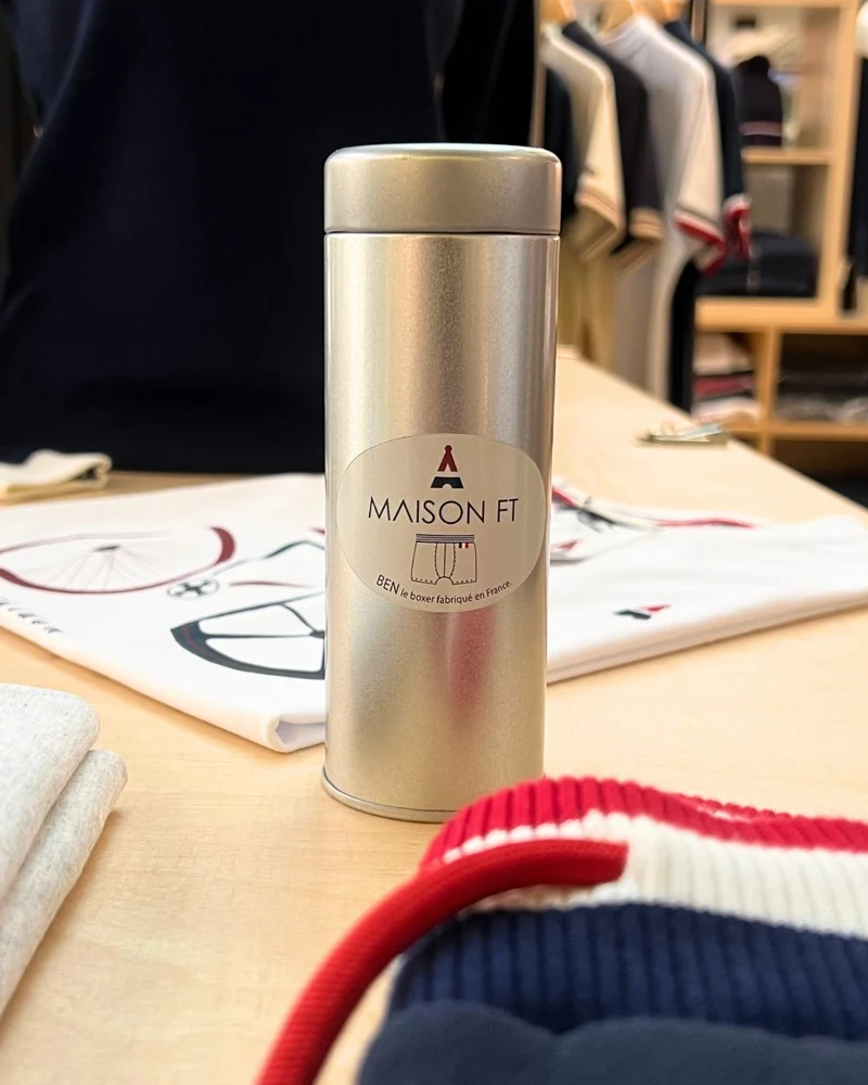 BOXER BEN BLEU MARINE | MADE IN FRANCE & BIO