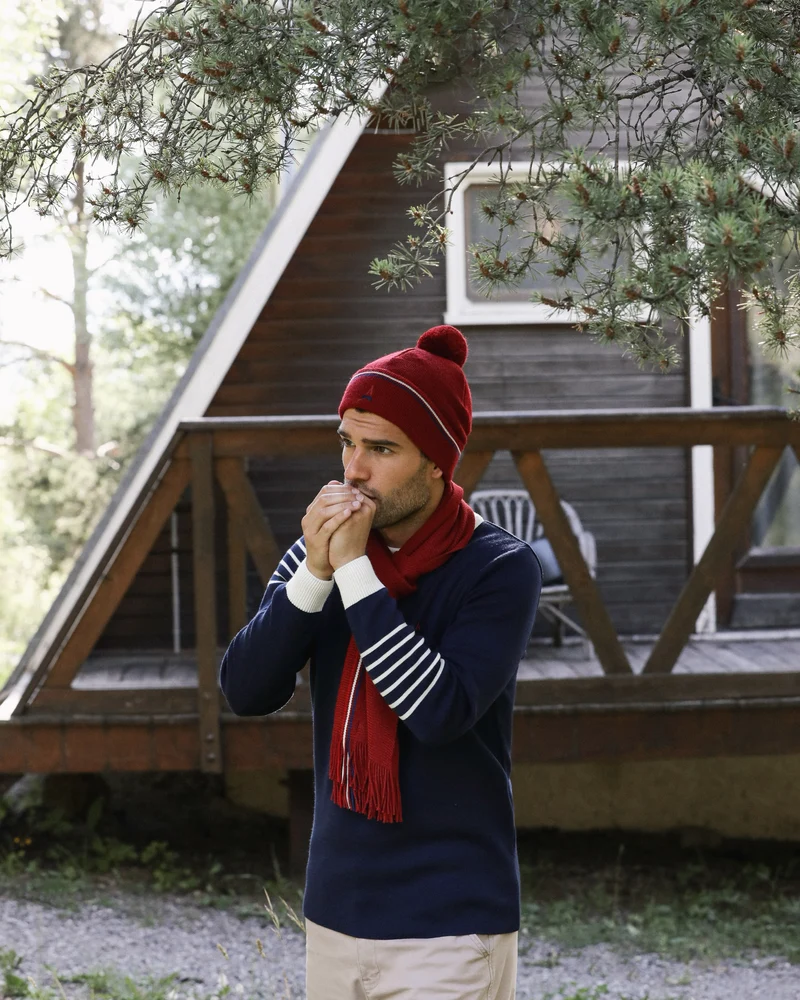 PULL TRICOTÉ EN FRANCE ASYMÉTRIQUE | LAINE MÉRINOS | ALBAN