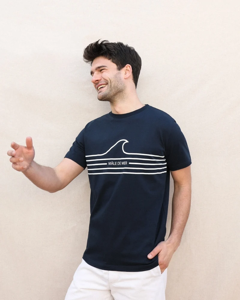 T-SHIRT MÂLE DE MER | COTON BIO