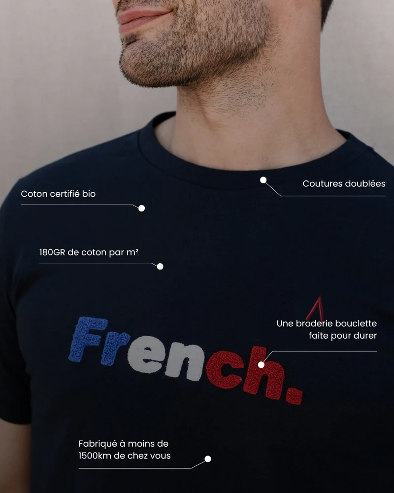 T-SHIRT FRENCH | COTON BIO