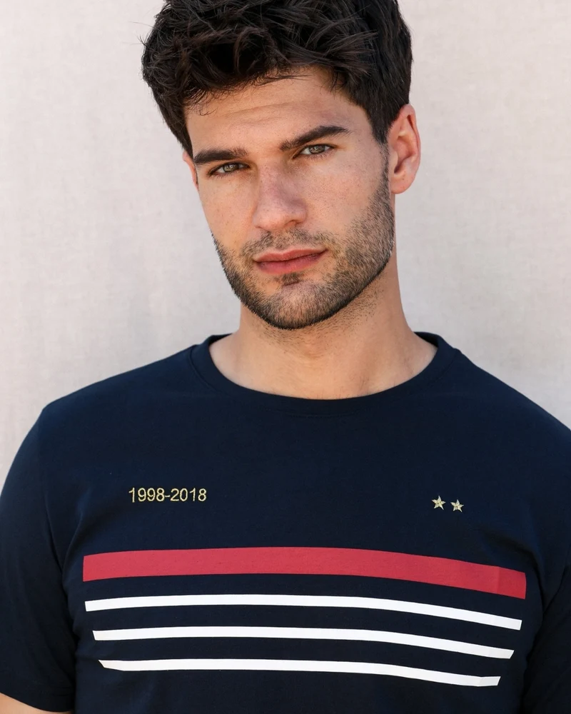 T-SHIRT DIDIER BLEU | COTON BIO