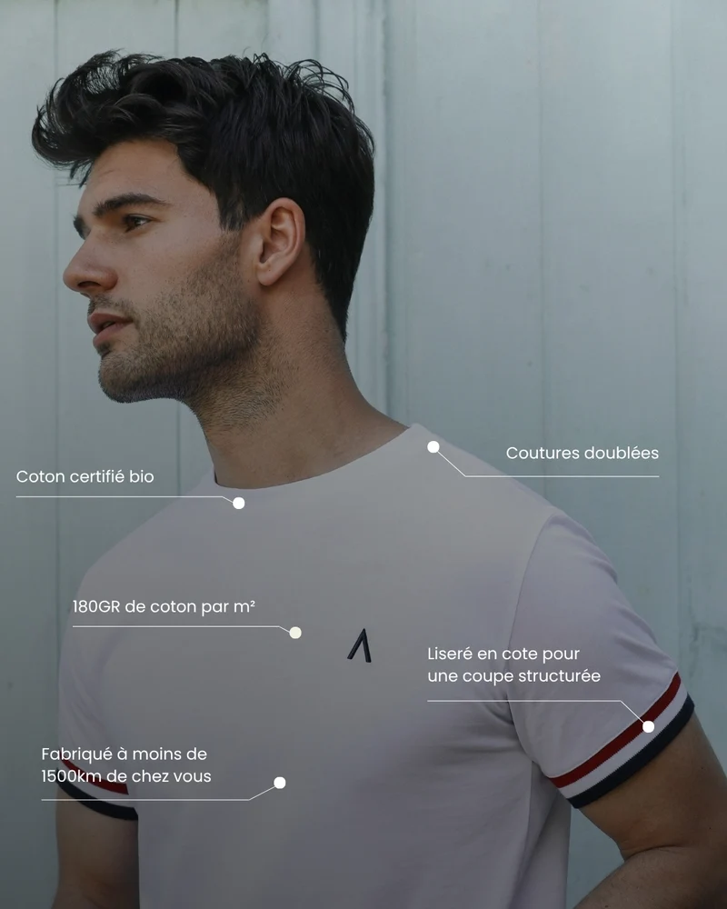 T-SHIRT GAULOIS BLANC | COTON BIO