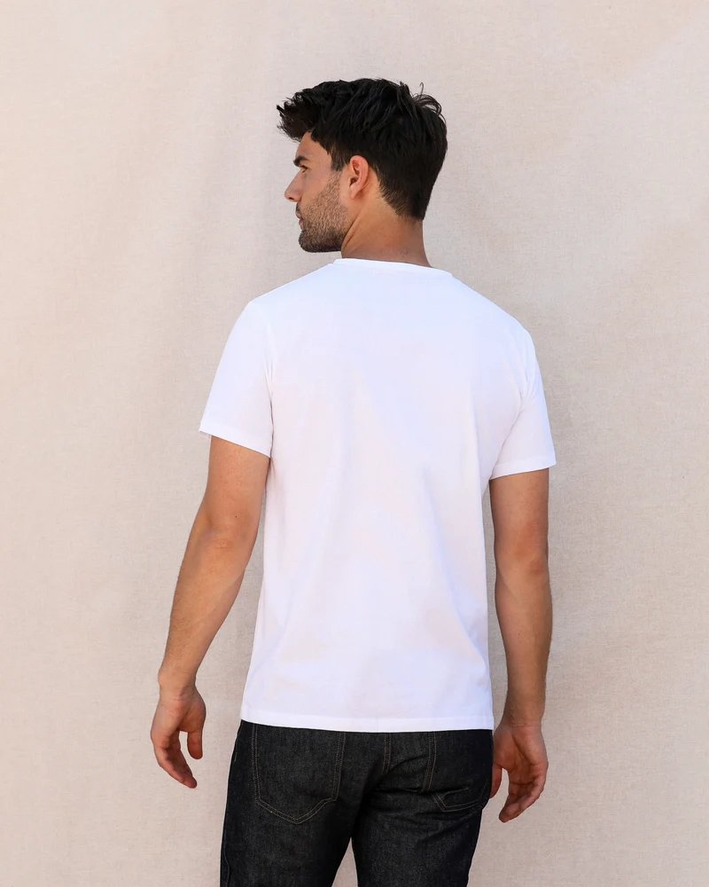 T-SHIRT APÉRO BLANC | COTON BIO