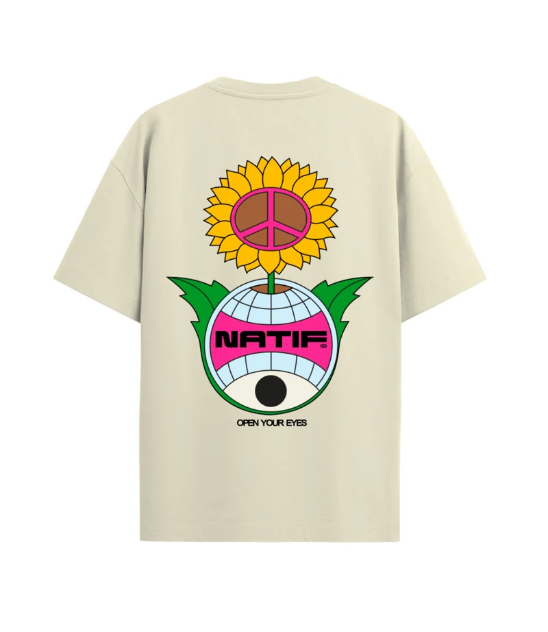 T-Shirt Flower Peace (Loose)