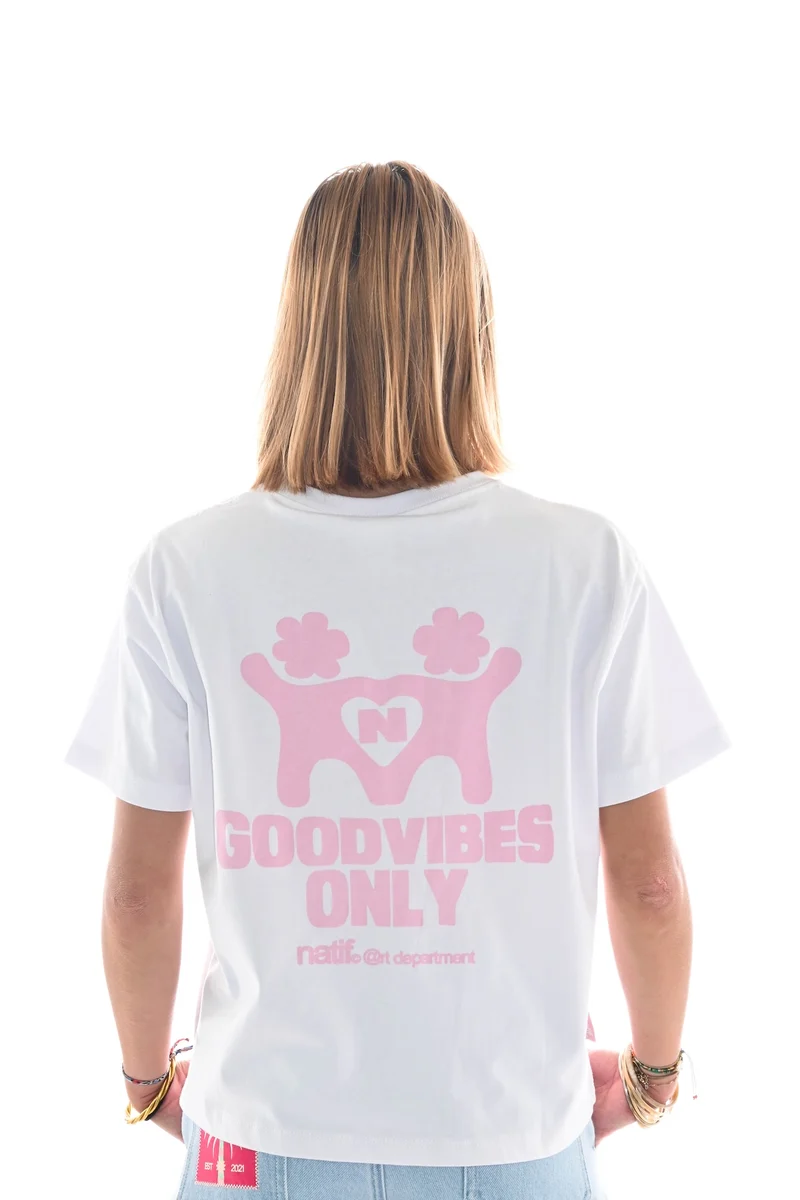 T-Shirt Femme Good Vibes Only Art Dpt