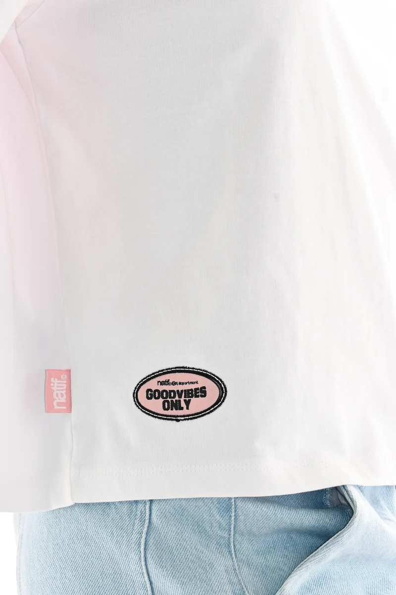 T-Shirt Femme Good Vibes Only Art Dpt