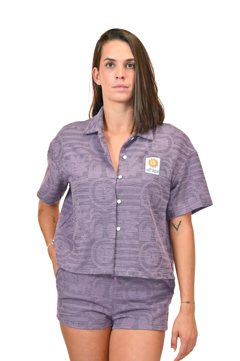 Chemise Jacquard Femme Sunny Bloom