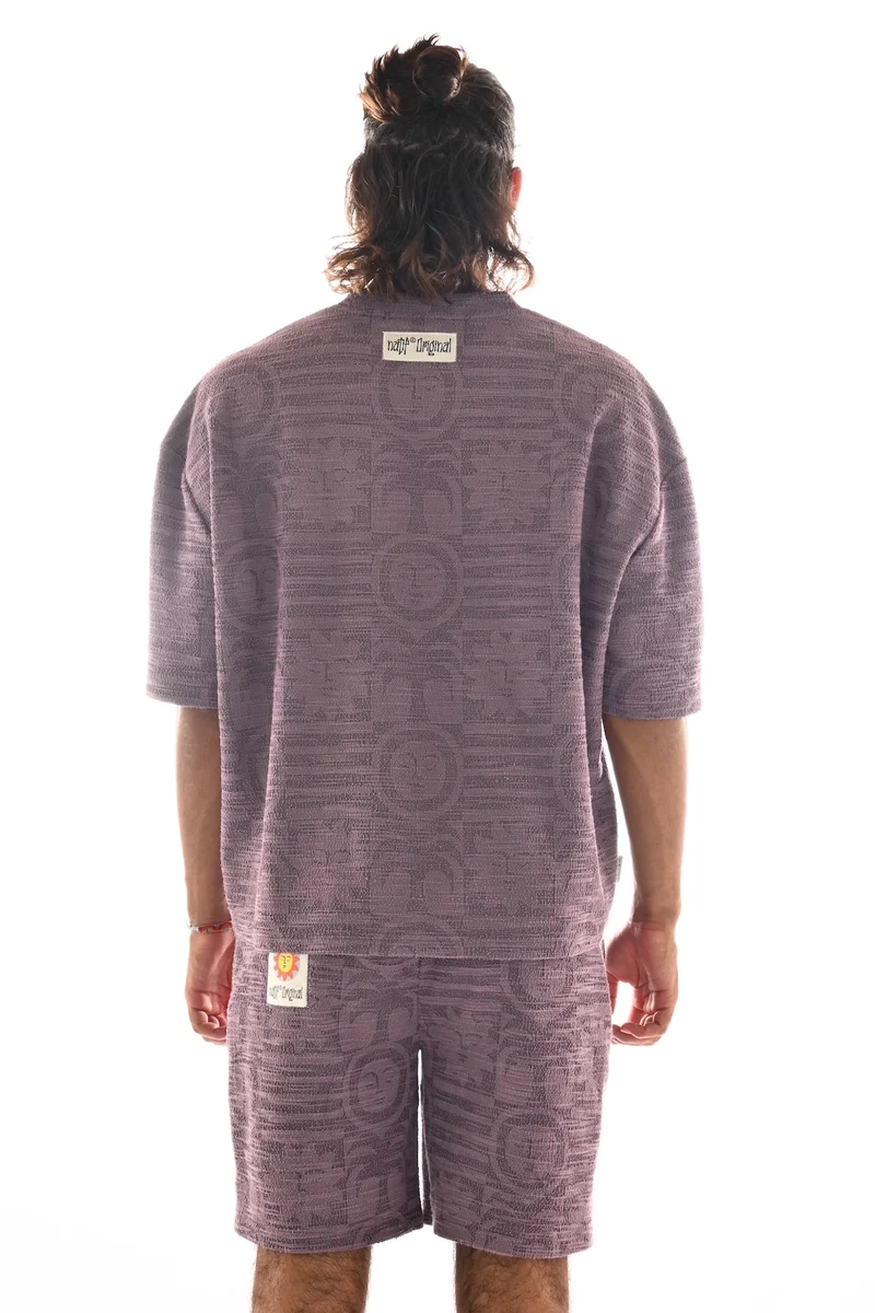T-Shirt Jacquard Homme Sunny Bloom
