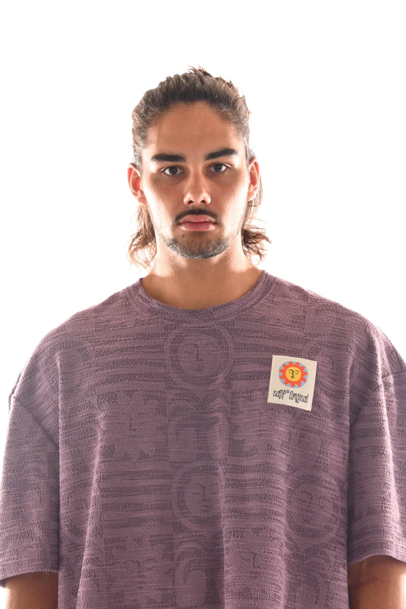 T-Shirt Jacquard Homme Sunny Bloom
