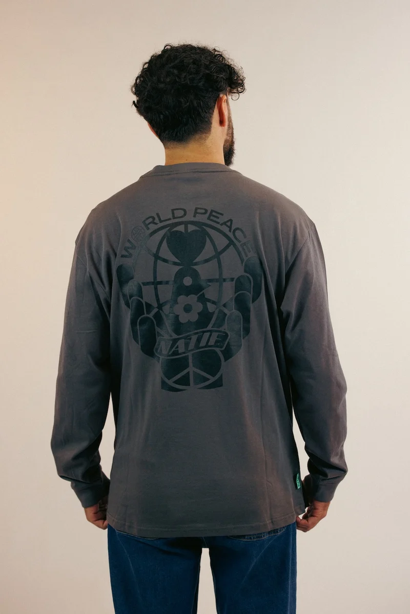 T-shirt Manches Longues World Peace