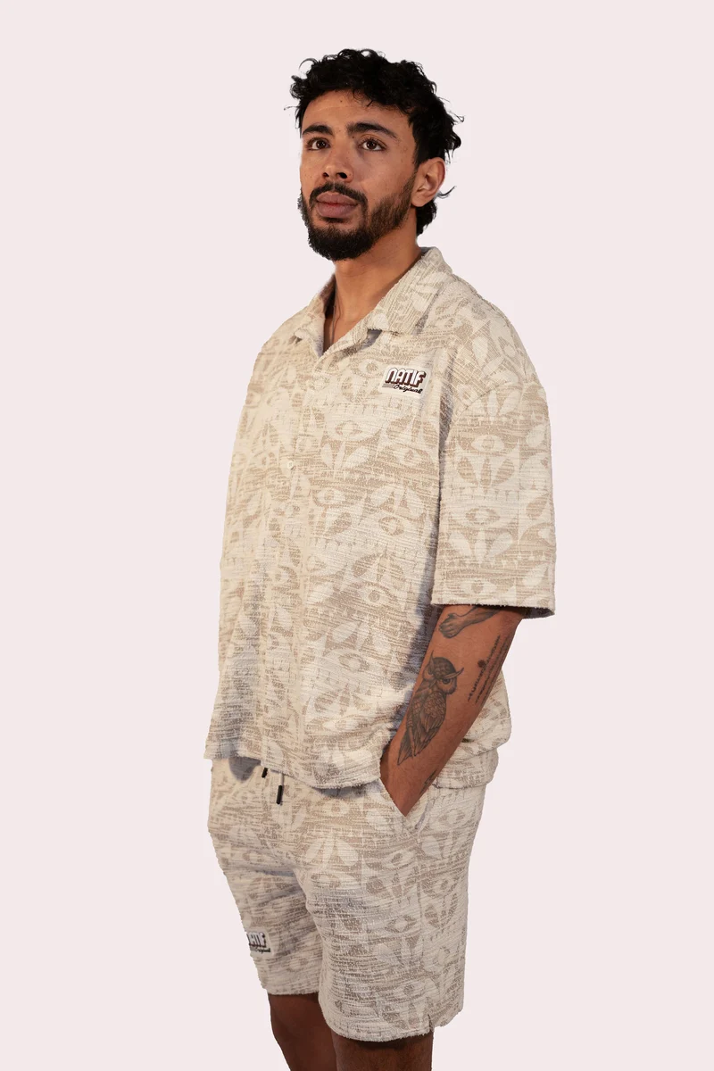 Chemise Jacquard Eyes Flow Homme