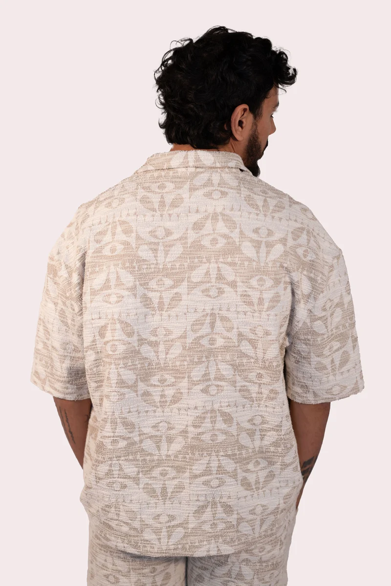 Chemise Jacquard Eyes Flow Homme