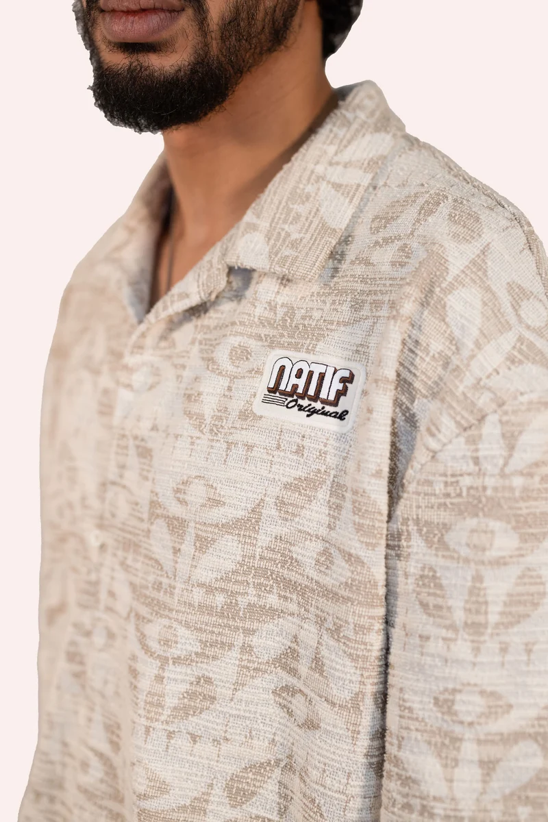 Chemise Jacquard Eyes Flow Homme