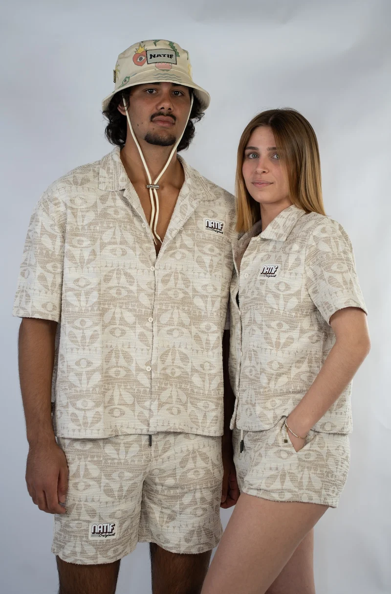 Chemise Jacquard Eyes Flow Homme