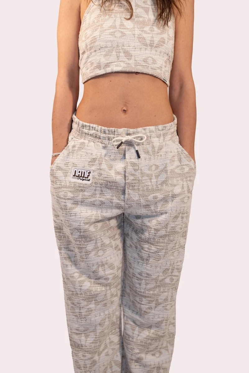Pantalon Jacquard Eyes Flow Femme