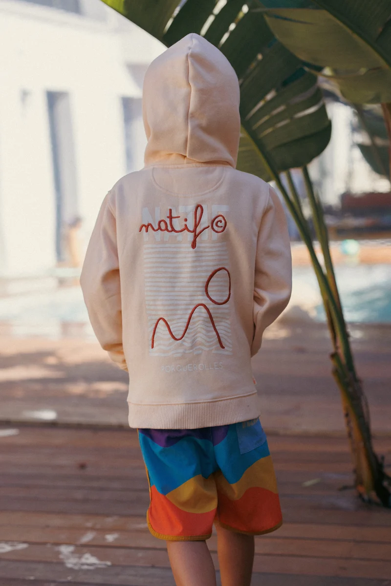 Hoodie Zip Enfant Natif Classique