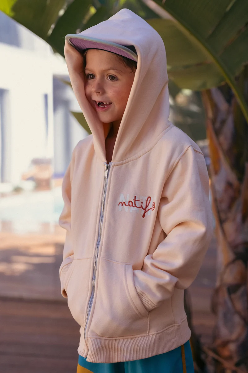 Hoodie Zip Enfant Natif Classique
