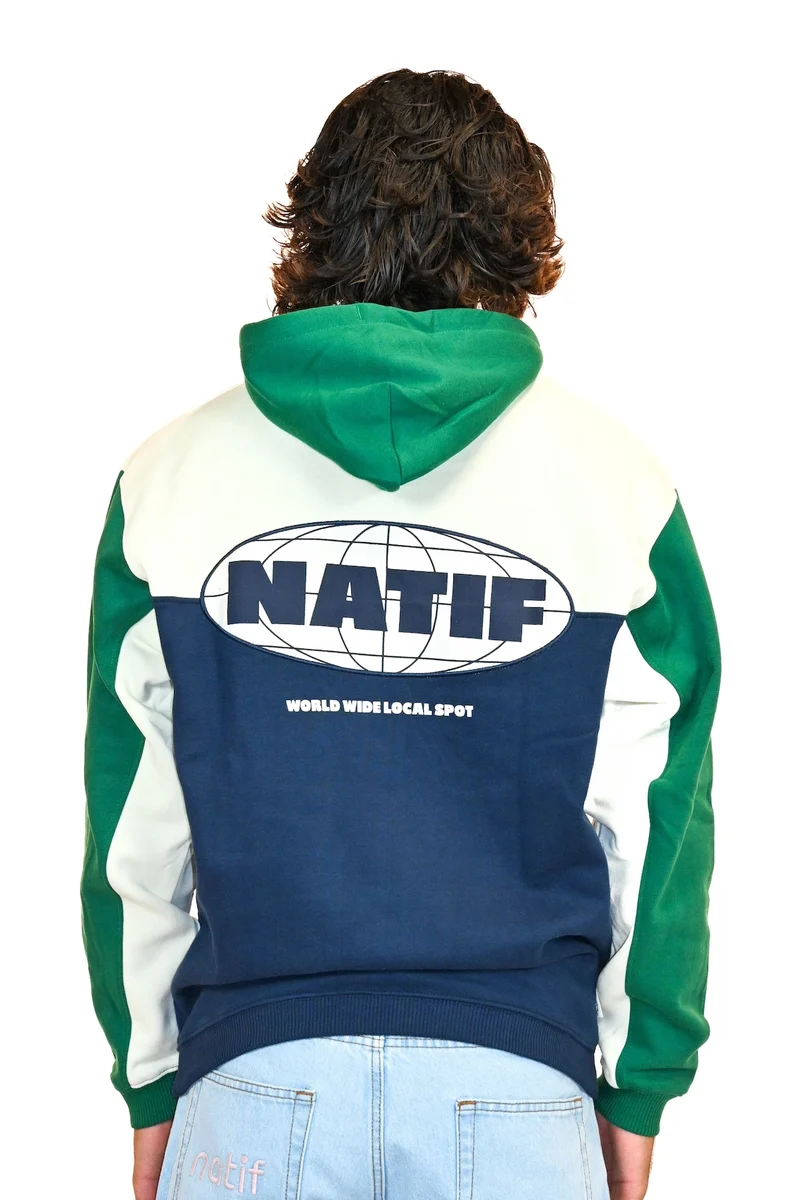 Hoodie Half Zip Wide Local Spot