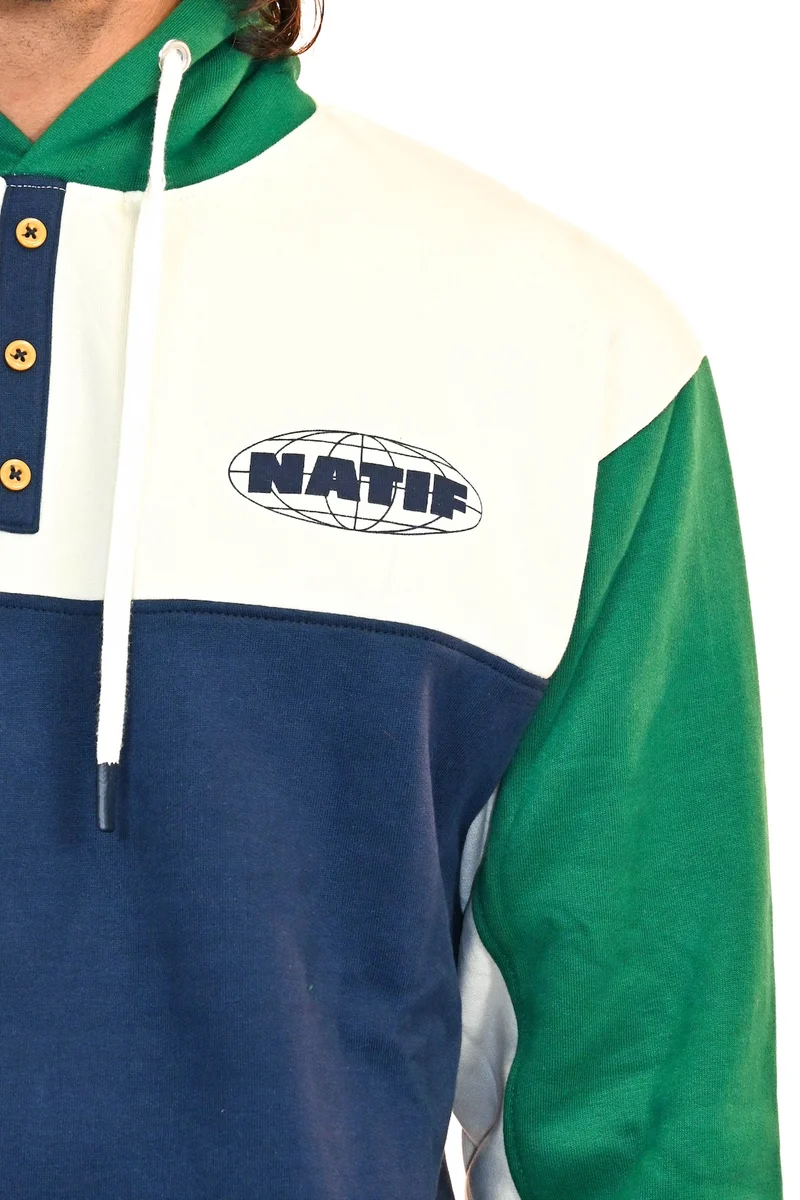 Hoodie Half Zip Wide Local Spot