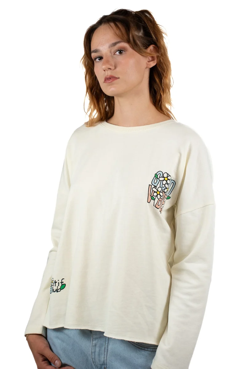 Manches longues Femme Loose Good Vibes