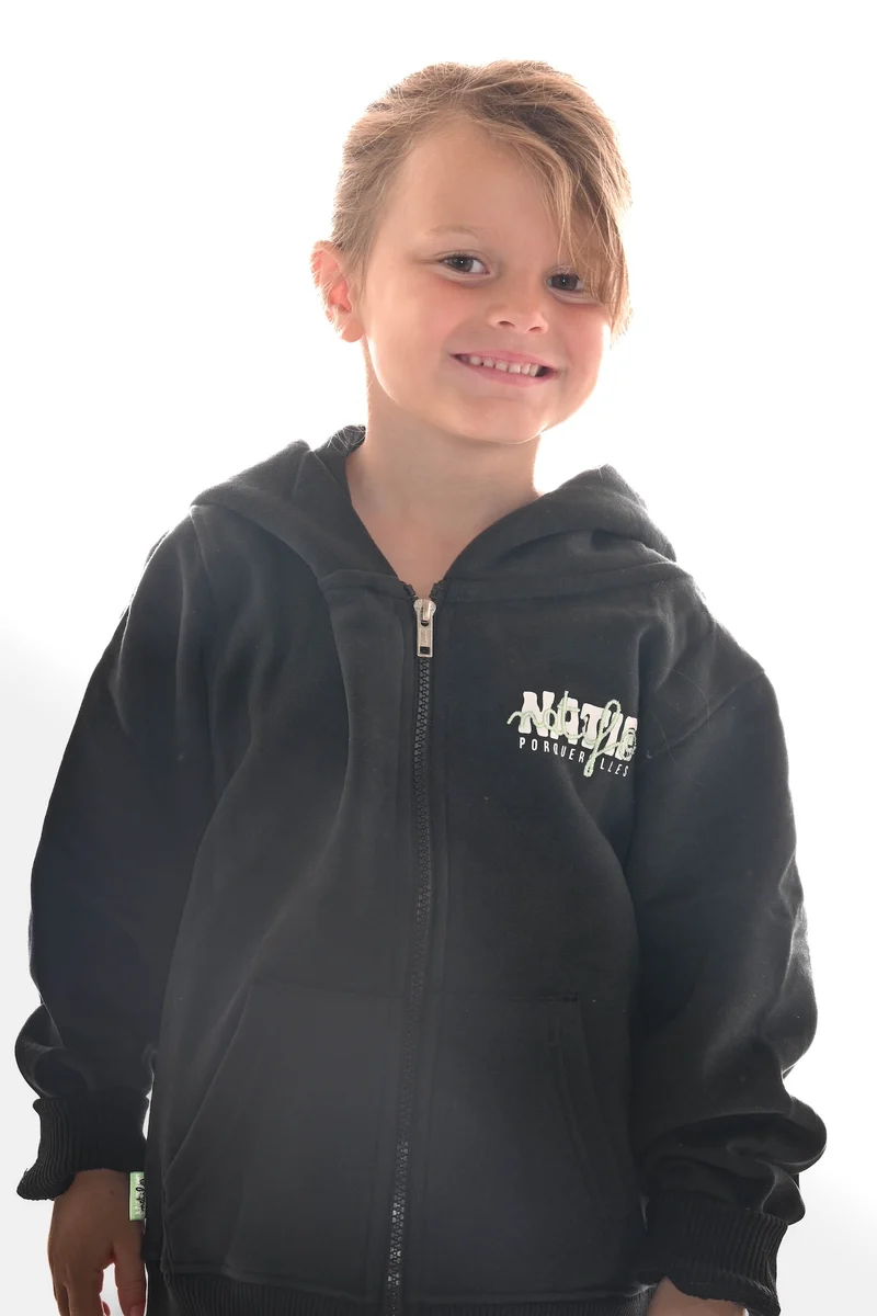 Hoodie Zip Enfant New Porquerolles