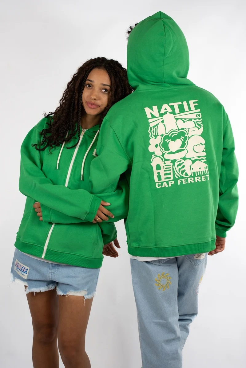 Hoodie Zip Cap Ferret