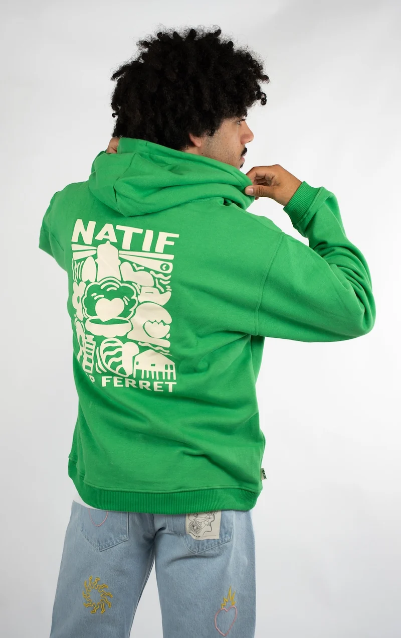 Hoodie Zip Cap Ferret