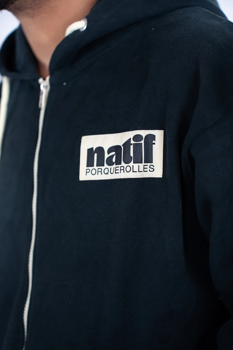 Hoodie Zip Classic Porquerolles