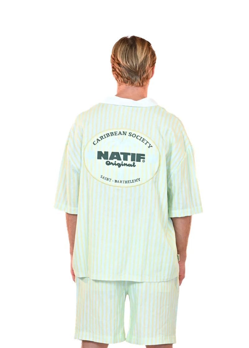 Chemise Fluide Caribbean Society St Barth