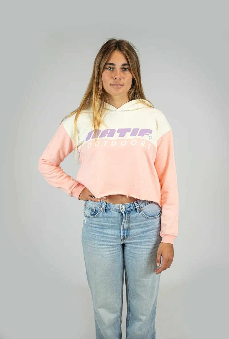 Hoodie Crop Femme Outdoors