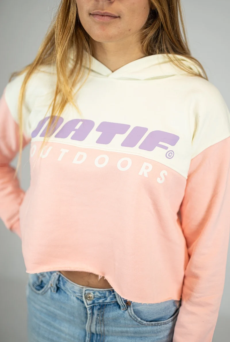 Hoodie Crop Femme Outdoors