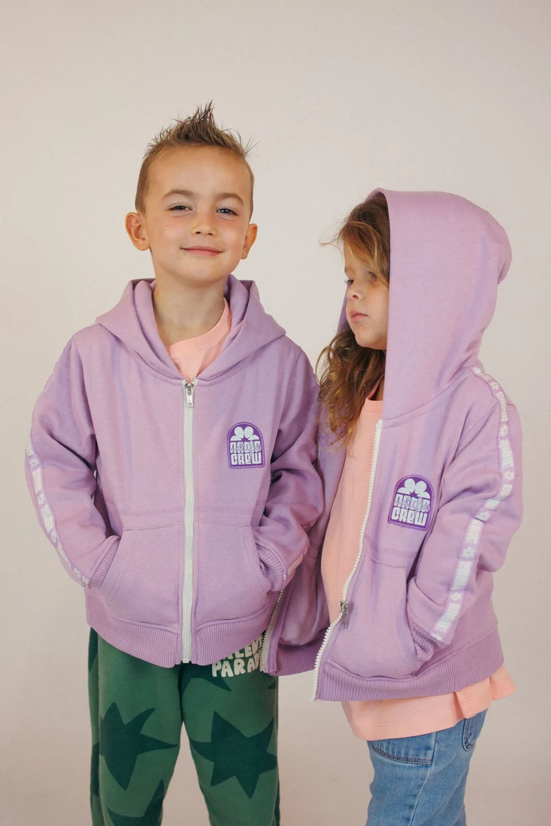 Hoodie Zip Enfant Natif Crew
