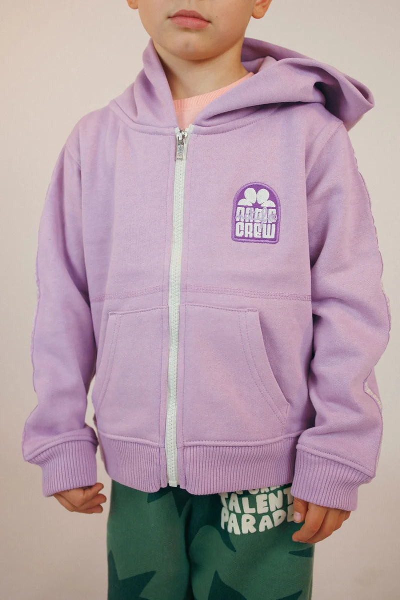 Hoodie Zip Enfant Natif Crew