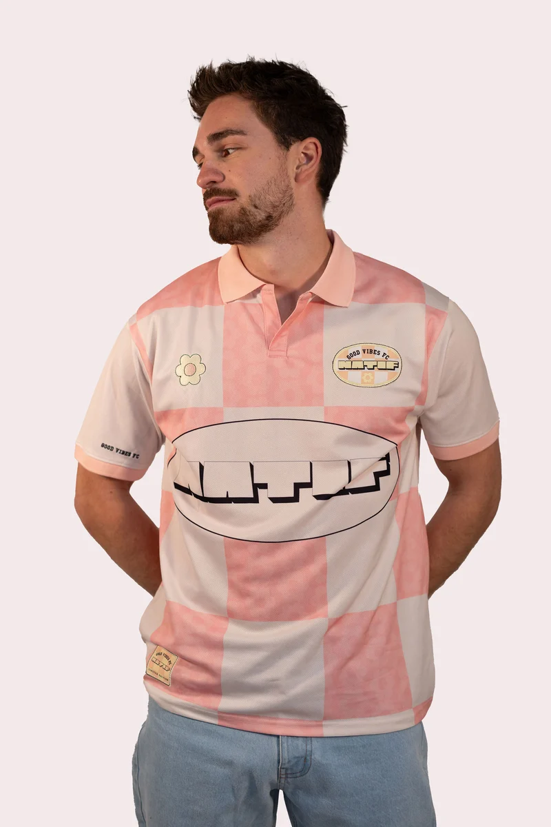 Jersey Good Vibes FC - Pink Jacquard Edition