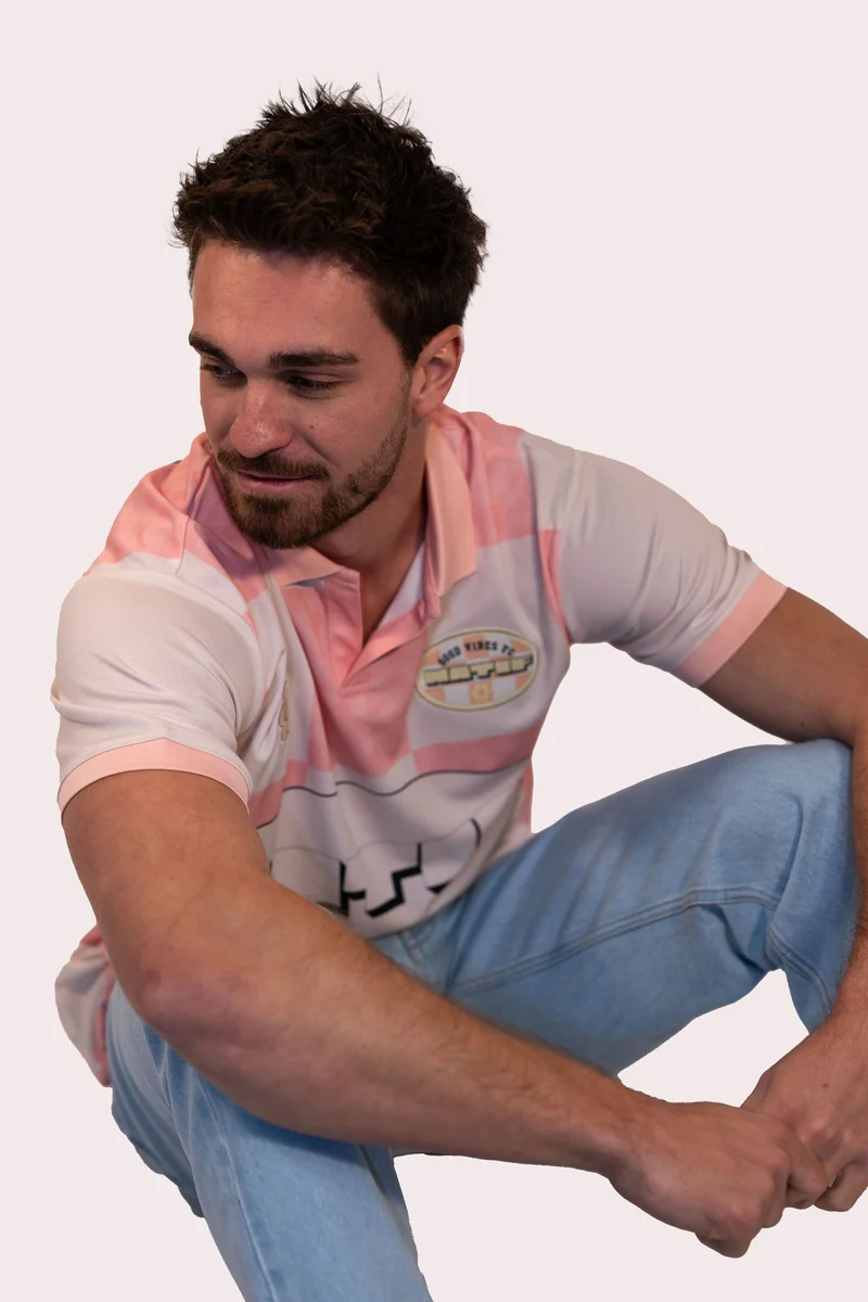 Jersey Good Vibes FC - Pink Jacquard Edition
