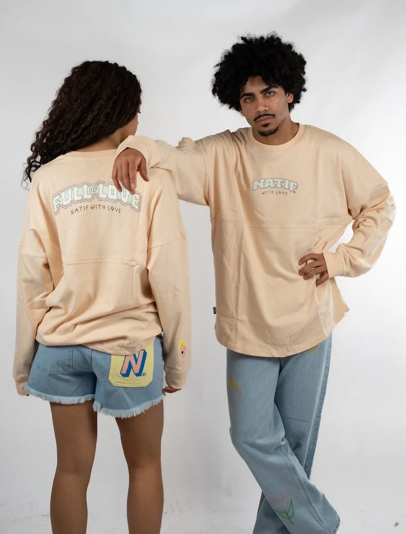 T-Shirt Loose Manches Longues Full Of Love