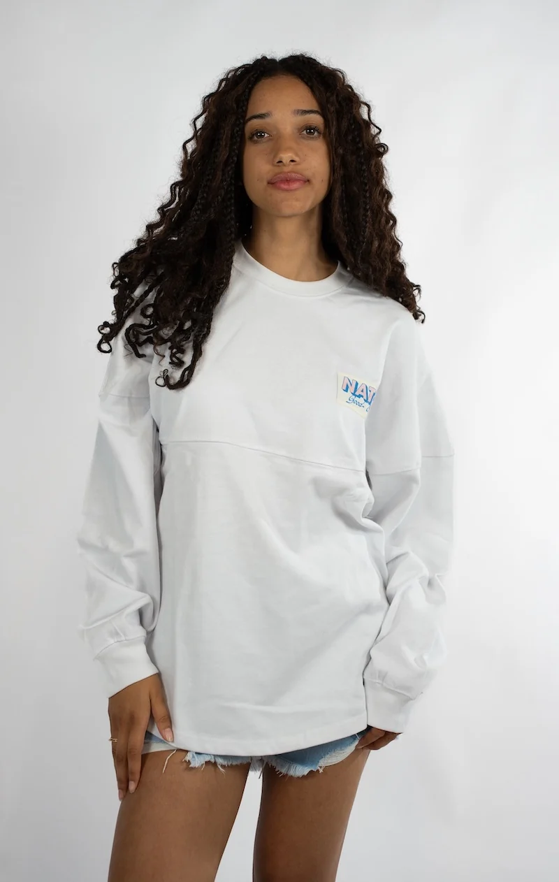 T-Shirt Loose Manches Longues Good Vibes