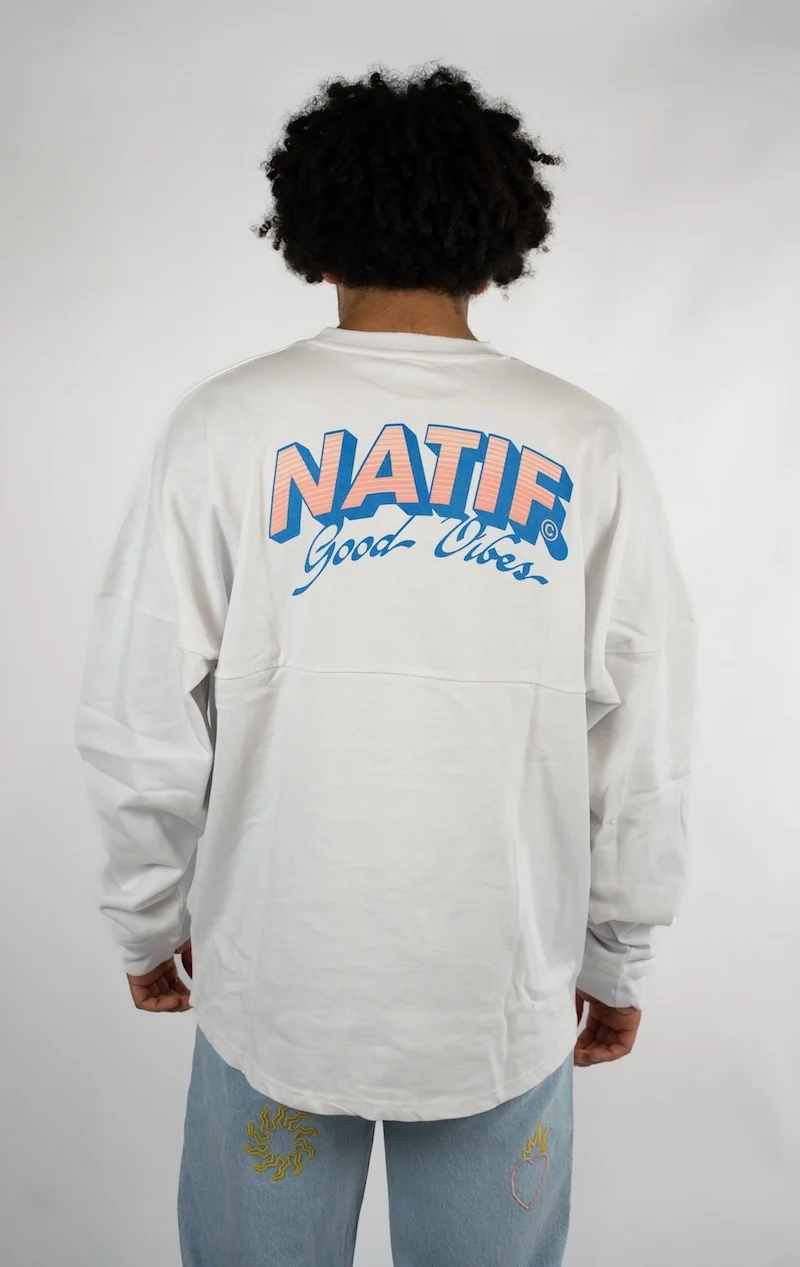 T-Shirt Loose Manches Longues Good Vibes