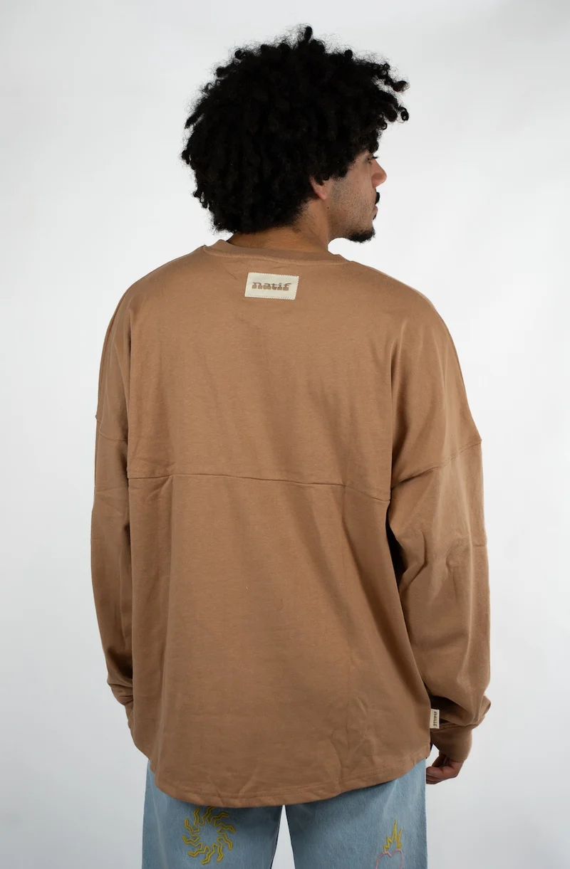 T-Shirt Loose Manches Longues Flower