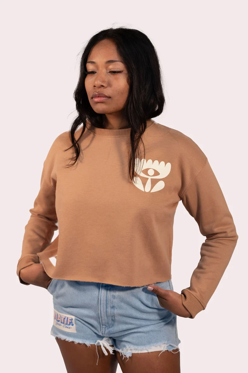 Crop Sweat Flower