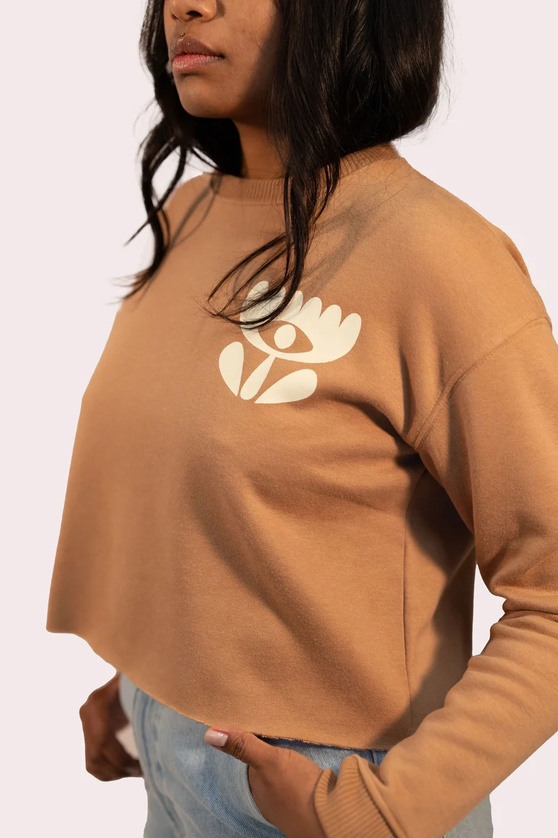 Crop Sweat Flower