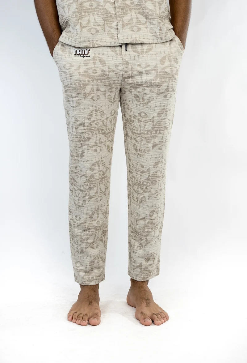 Pantalon Jacquard Eyes Flow Homme