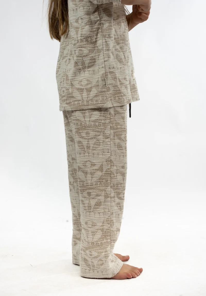 Pantalon Enfant Jacquard Eyes Flow