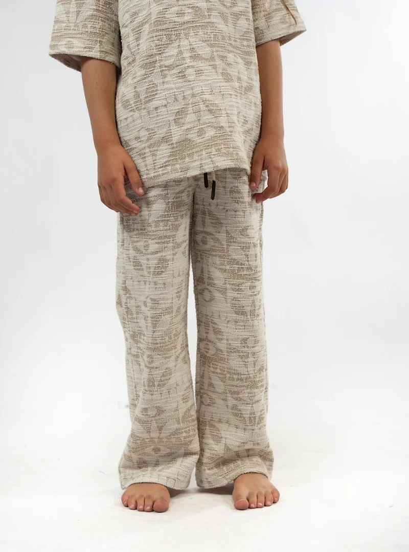 Pantalon Enfant Jacquard Eyes Flow