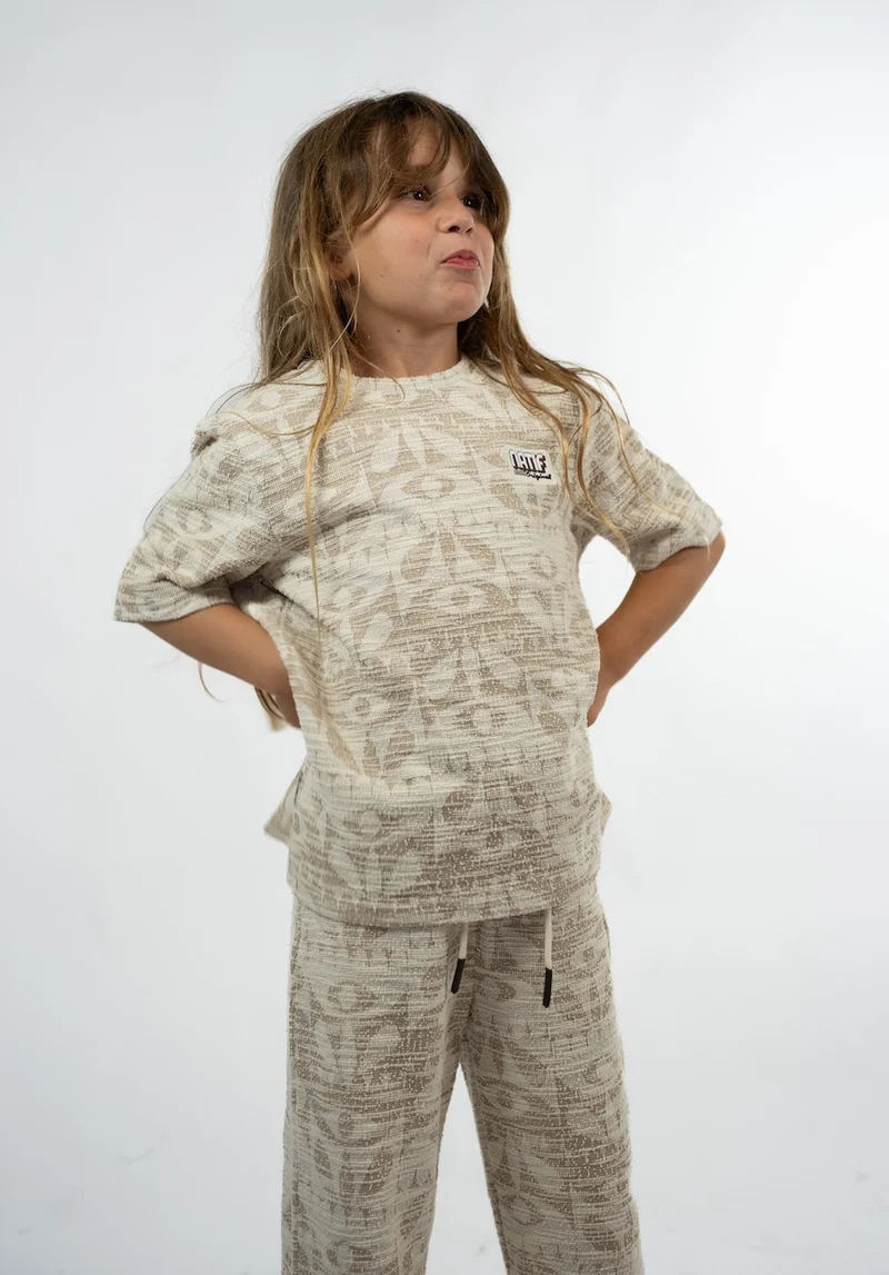 T-Shirt Enfant Jacquard Eyes Flow